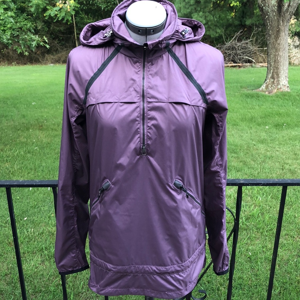 Lululemon purple reflective pullover EUC